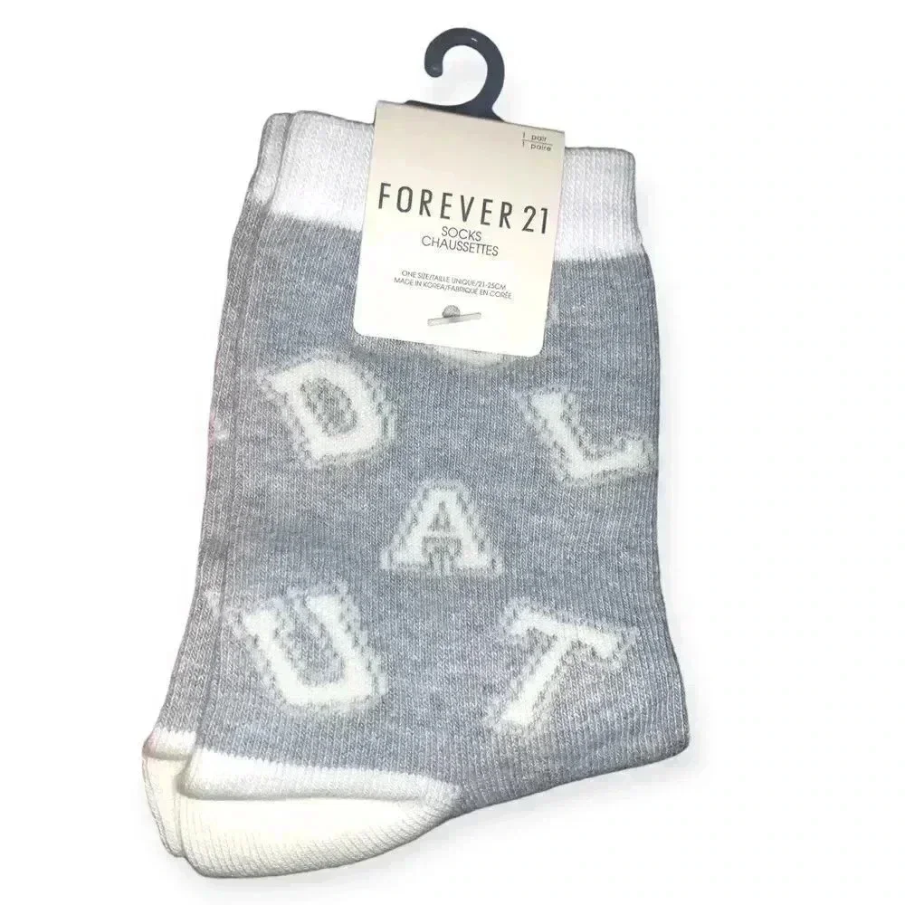 Forever 21 ankle letter socks